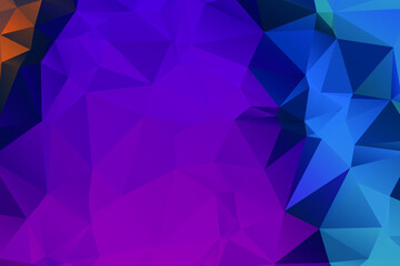 Obraz premium Abstract Color Polygon Background Design, Abstract Geometric Origami Style With Gradient. Presentation,Website, Backdrop, Cover,Banner,Pattern Template