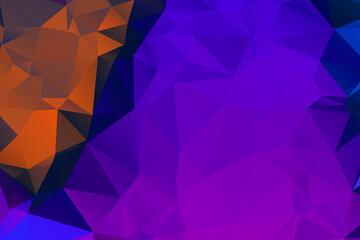 Obraz premium Abstract Color Polygon Background Design, Abstract Geometric Origami Style With Gradient. Presentation,Website, Backdrop, Cover,Banner,Pattern Template