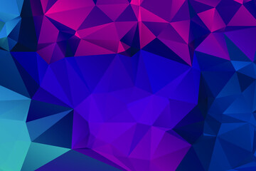 Abstract Color Polygon Background Design, Abstract Geometric Origami Style With Gradient. Presentation,Website, Backdrop, Cover,Banner,Pattern Template