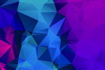 Abstract Color Polygon Background Design, Abstract Geometric Origami Style With Gradient. Presentation,Website, Backdrop, Cover,Banner,Pattern Template