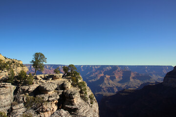 Grand Canyon SouthRim after Beautiful Sunrise in Arizona, USA