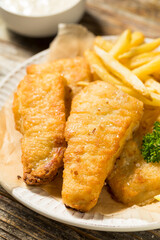 Homemade British Fish and Chips