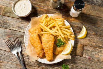 Homemade British Fish and Chips
