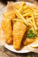 Homemade British Fish and Chips
