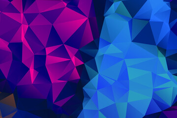 Abstract Color Polygon Background Design, Abstract Geometric Origami Style With Gradient. Presentation,Website, Backdrop, Cover,Banner,Pattern Template