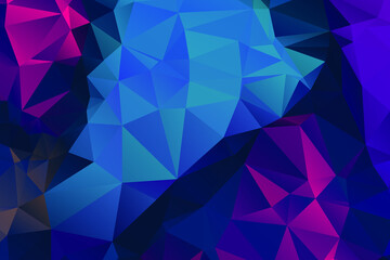 Fototapeta premium Abstract Color Polygon Background Design, Abstract Geometric Origami Style With Gradient. Presentation,Website, Backdrop, Cover,Banner,Pattern Template