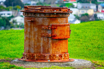 Gun mount, North Head Historic Reserve14, Devonport, New Zealand.