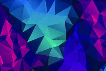 Fototapeta premium Abstract Color Polygon Background Design, Abstract Geometric Origami Style With Gradient. Presentation,Website, Backdrop, Cover,Banner,Pattern Template
