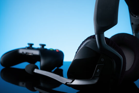 Game Controller mit Headset
