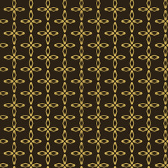 seamless pattern with golden ornament