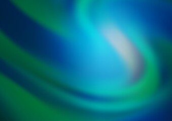 Dark Blue, Green vector bokeh and colorful pattern.