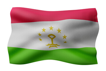 Tajikistan 3d flag