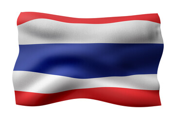 Thailand 3d flag