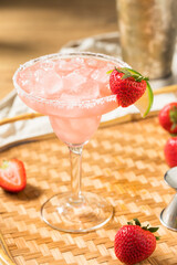 Boozy Refreshing Tequila Strawberry Margarita
