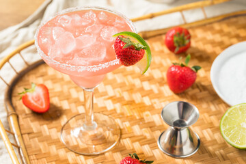 Boozy Refreshing Tequila Strawberry Margarita