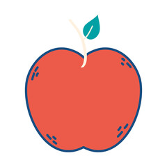apple fresh fruit healthy icon