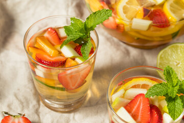 Boozy Refreshing White Wine Sangria