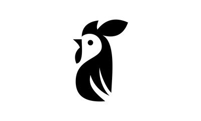 chicken head logo icon