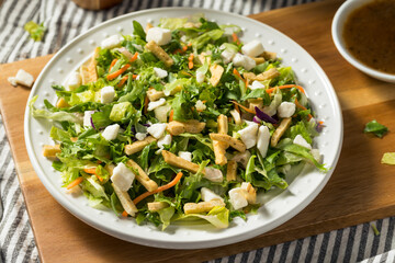 Healthy Greek Balsamic Romaine Salad