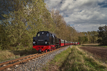 Bäderbahn Molli fährt von Heiligendamm nach Kühlungsborn
