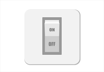 Interruptor apagado para ahorrar energía.