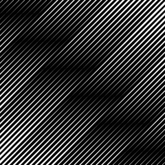 Diagonal stripes ornate. Lines pattern. Striped image. Linear background. Strokes ornament. Abstract wallpaper. Modern halftone backdrop. Digital paper, web design, textile print. Vector artwork.