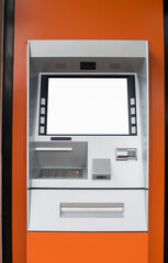 Machine ATM Checking the transfer payment