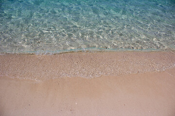 Fototapeta na wymiar sea sand and water, sea shore.