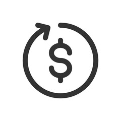 Financial or bank icon. Vector illustration