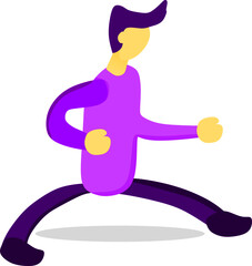 people who exercise, flat style designs for characters who exercise at home