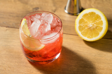 Boozy Refreshing Campari Spritz Cocktail
