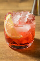 Boozy Refreshing Campari Spritz Cocktail