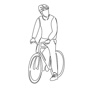 recommend clip art: bicycle man