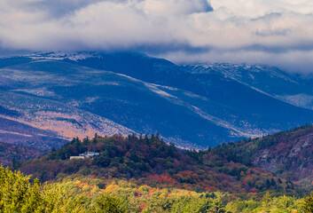 White Mountains in fall