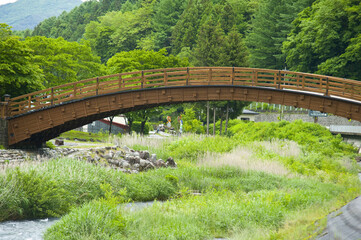 Fototapeta premium 木曽の大橋
