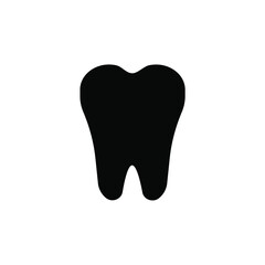 Tooth Icon. Isolated against a white background. eps 10