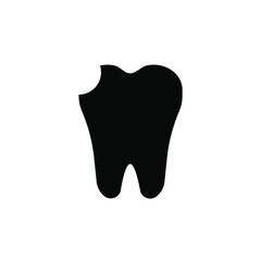 Tooth Icon. Isolated against a white background. eps 10