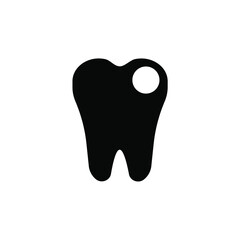 Tooth Icon. Isolated against a white background. eps 10