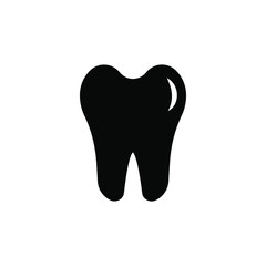 Tooth Icon. Isolated against a white background. eps 10