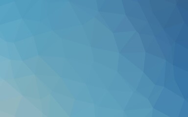 Light BLUE vector abstract mosaic backdrop.