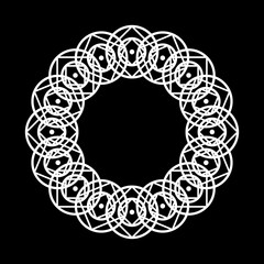 Design monochrome decorative element