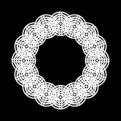 Design monochrome decorative element