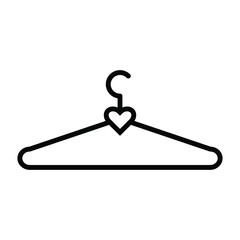 hanger icon with a white background. eps 10