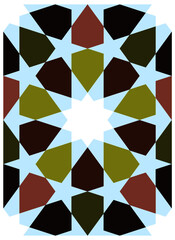 Seamless geometric pattern (Islamic Series)