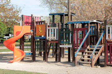 children's playground in the park