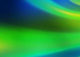 Dark Blue, Yellow vector blurred shine abstract pattern.