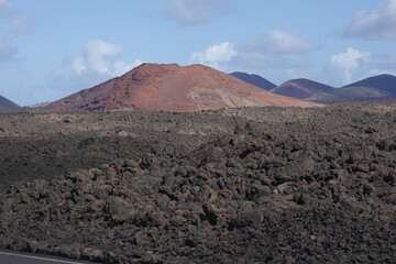 Lanzarote vulkanische Insel mit Wein, Architektur und Lava, Felsen und Meer