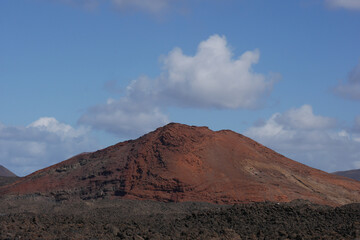 Lanzarote vulkanische Insel mit Wein, Architektur und Lava, Felsen und Meer