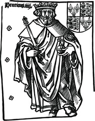 Fototapeta na wymiar Henry IV King of England - vector illustration with ABODE Fresco 
