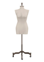 Female Mannequin Torso Isolated